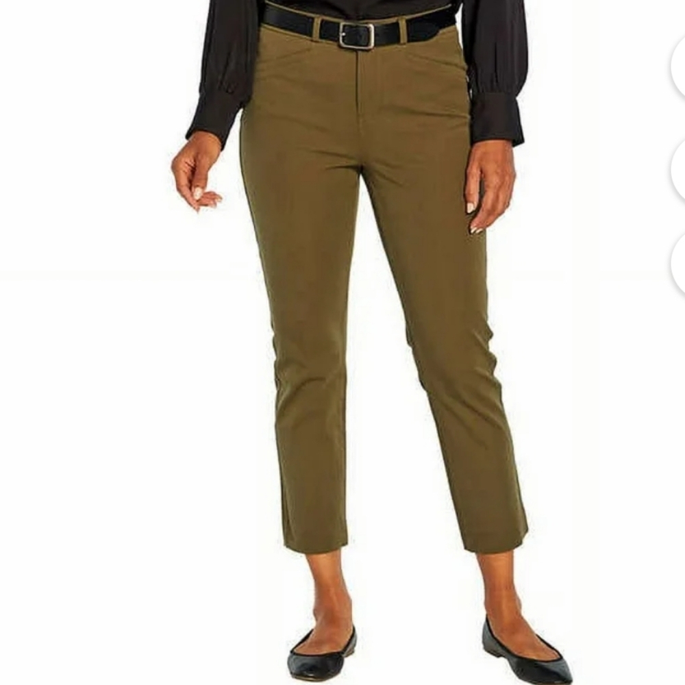 Banana Republic Khaki Cropped Women's Pants Size 8